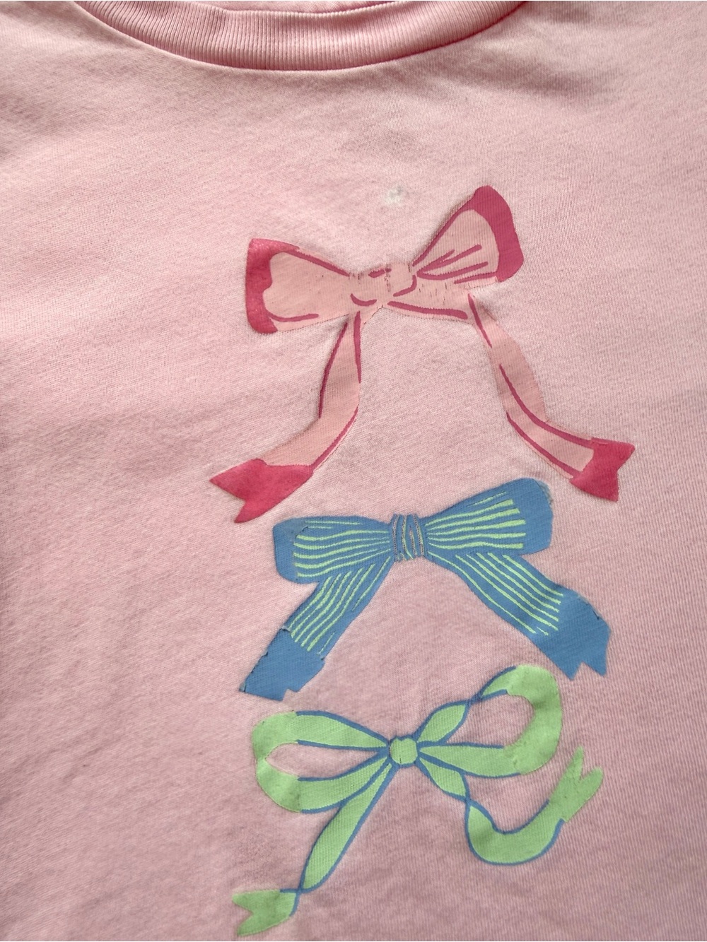 18-24M🩷 Crewcuts Toddler Girls Floral Dogs Bows Seashells Graphic Tees 💯 Cotton - Picture 7 of 10